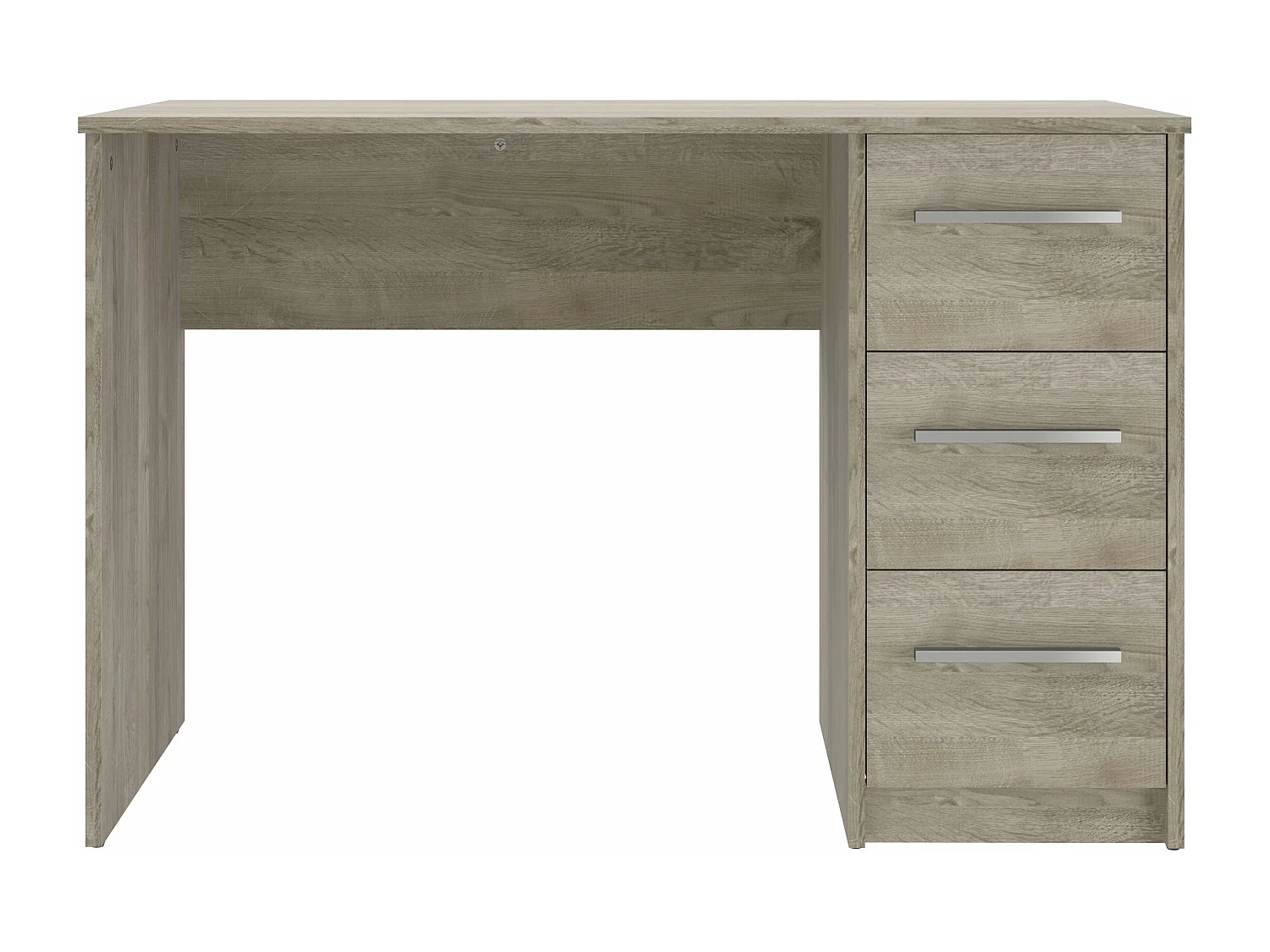 Bureau SAME 3 tiroirs 110x56x74 cm chêne TALESA