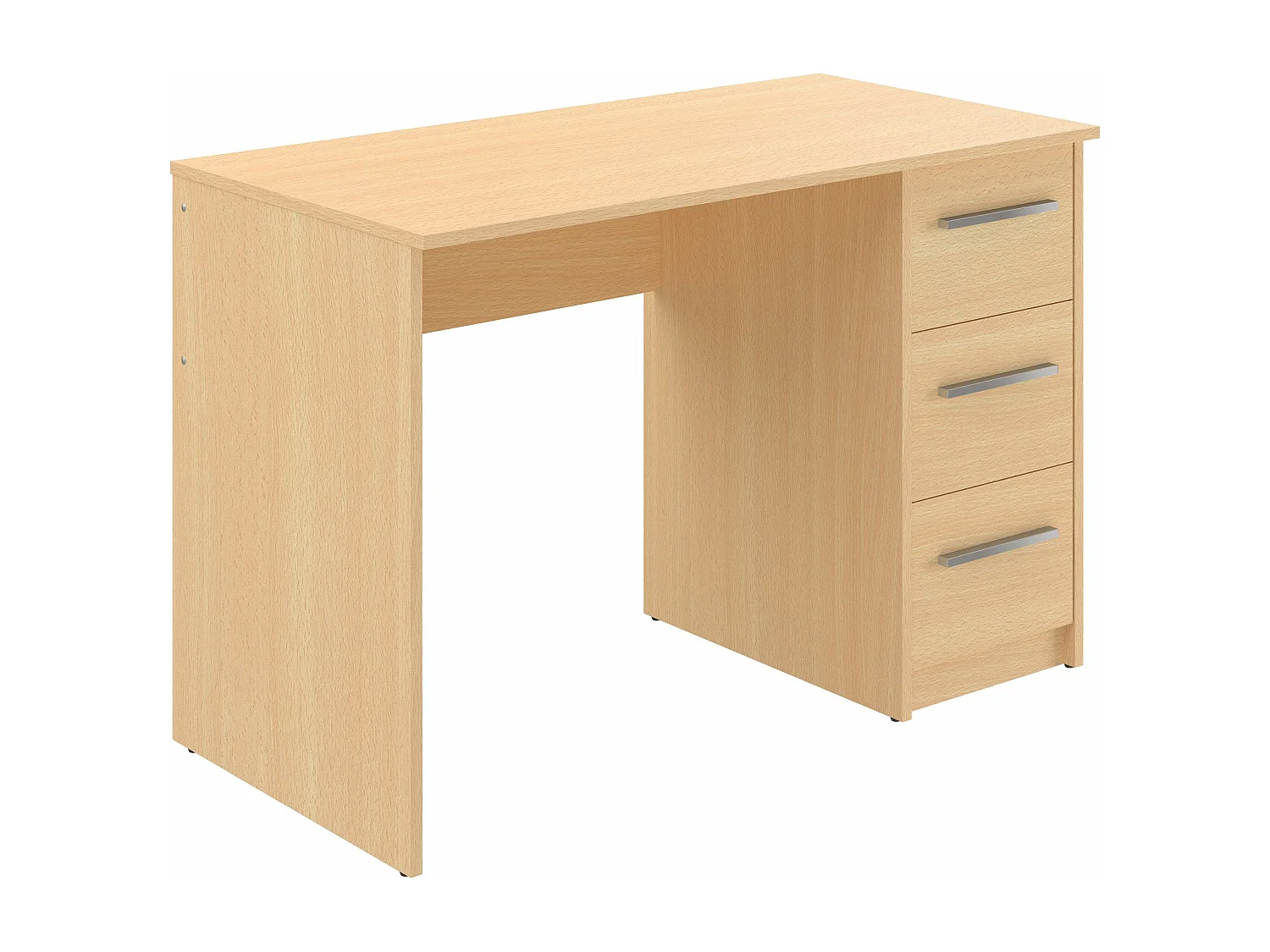 Bureau SAME 3 tiroirs 110x56x74 cm hêtre TALESA