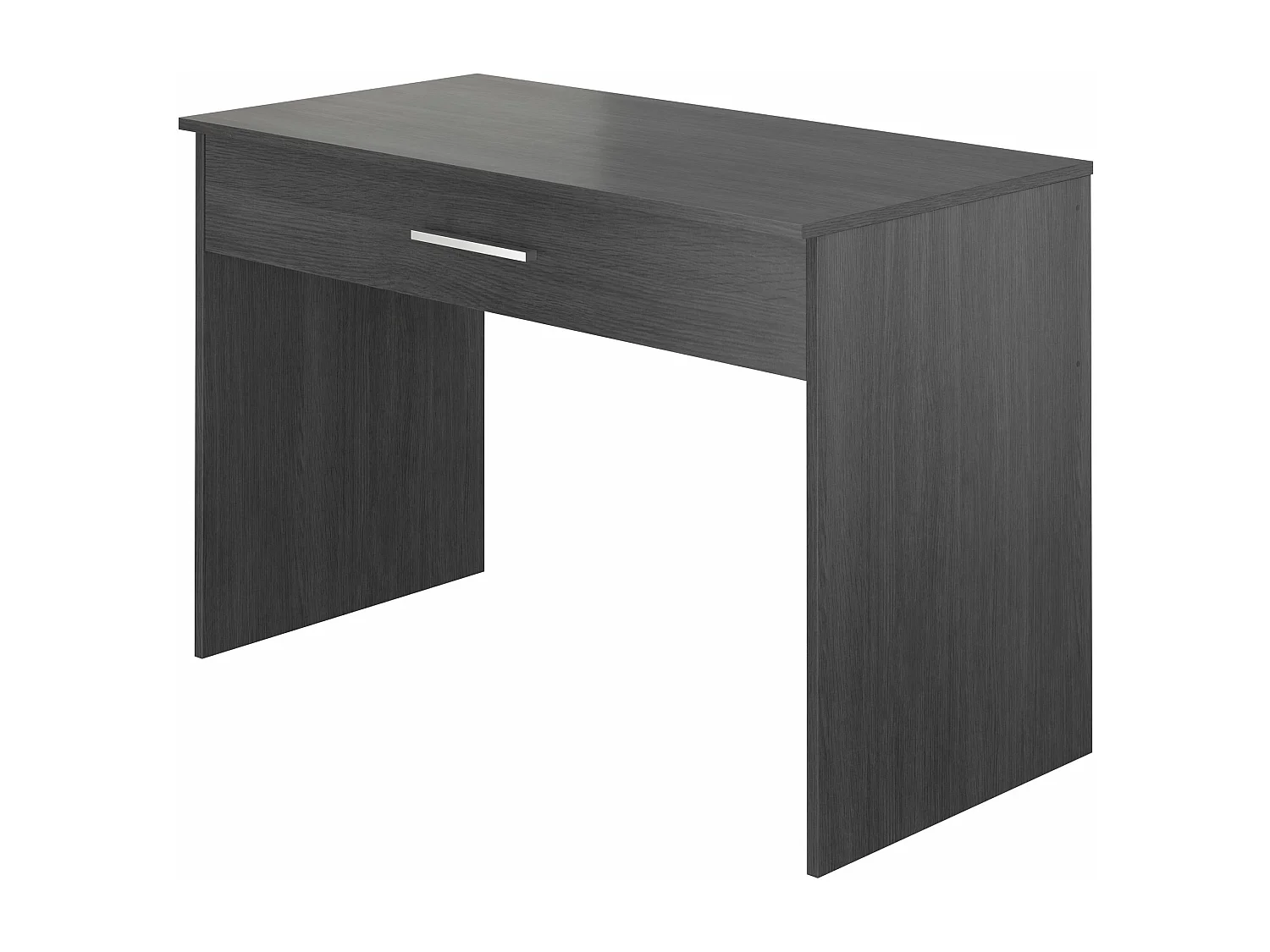 Bureau SAME 1 grand tiroir 110x56x81 cm chêne gris cendré TALESA