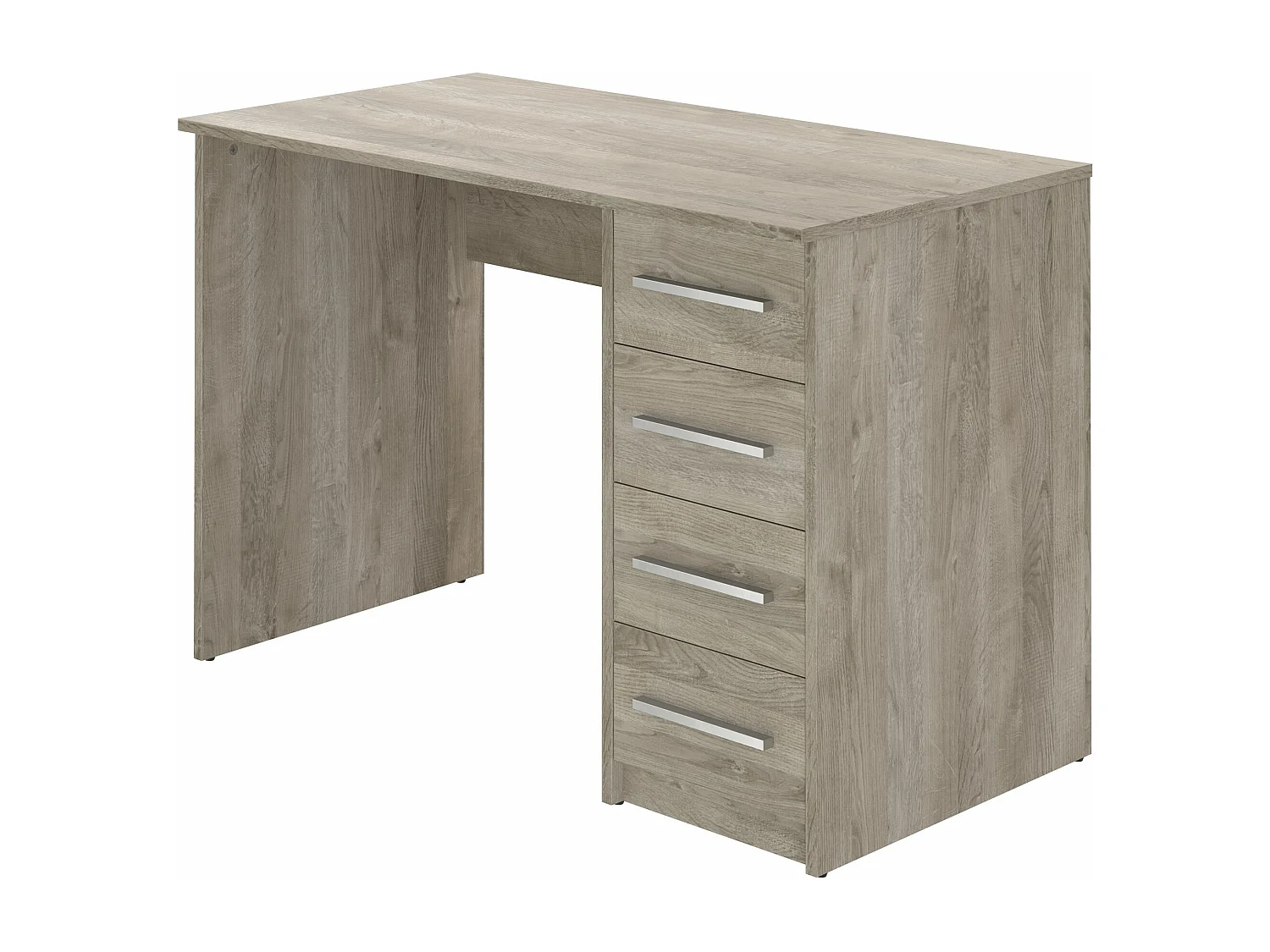 Bureau SAME 4 tiroirs 110x56x74 cm chêne TALESA