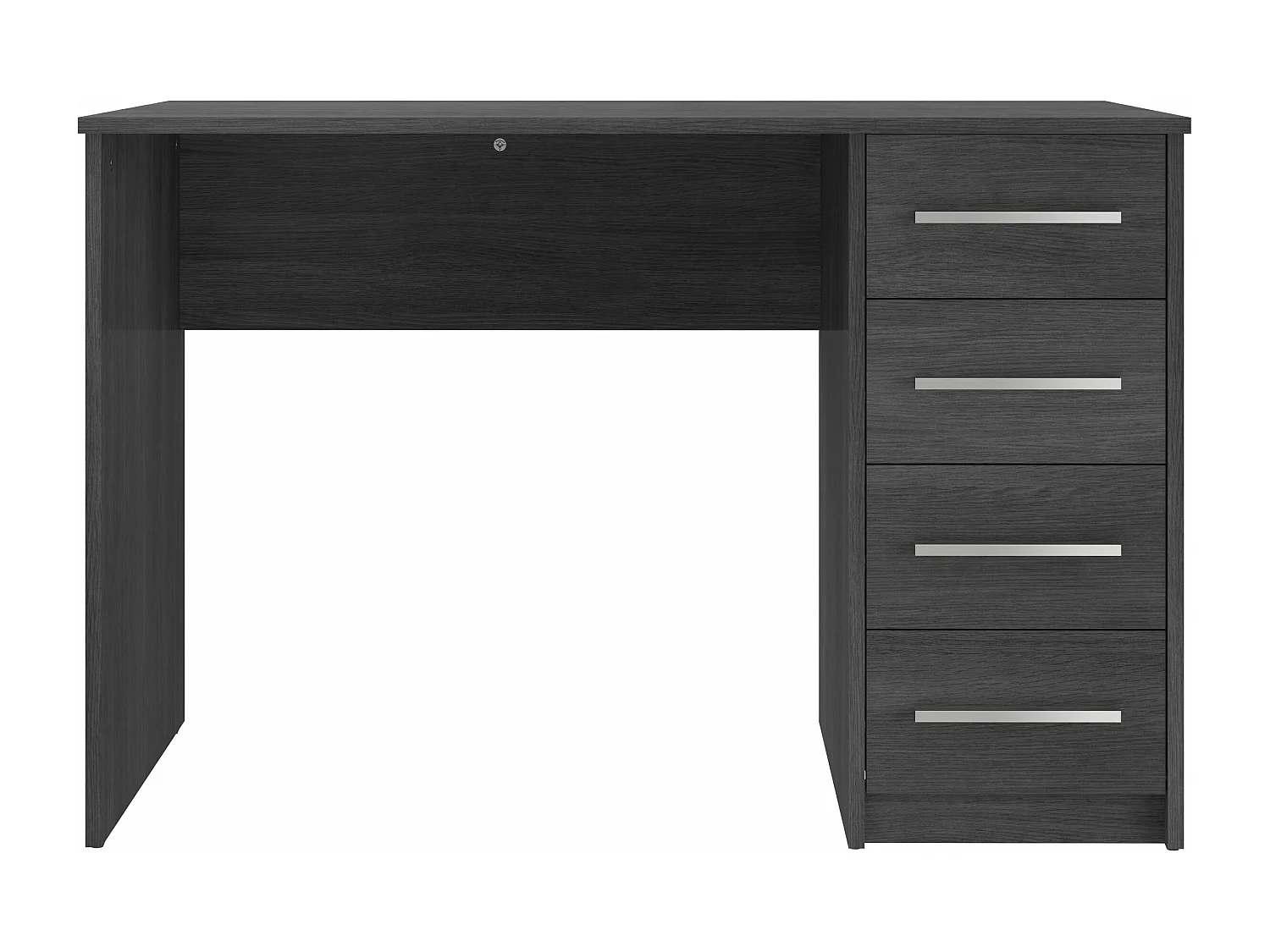 Bureau SAME 4 tiroirs 110x56x74 cm chêne gris cendré TALESA
