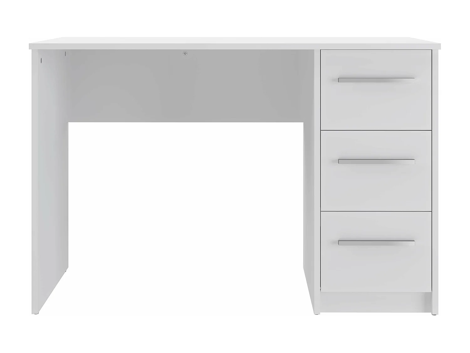 Bureau SAME 3 tiroirs 110x56x74 cm blanc TALESA