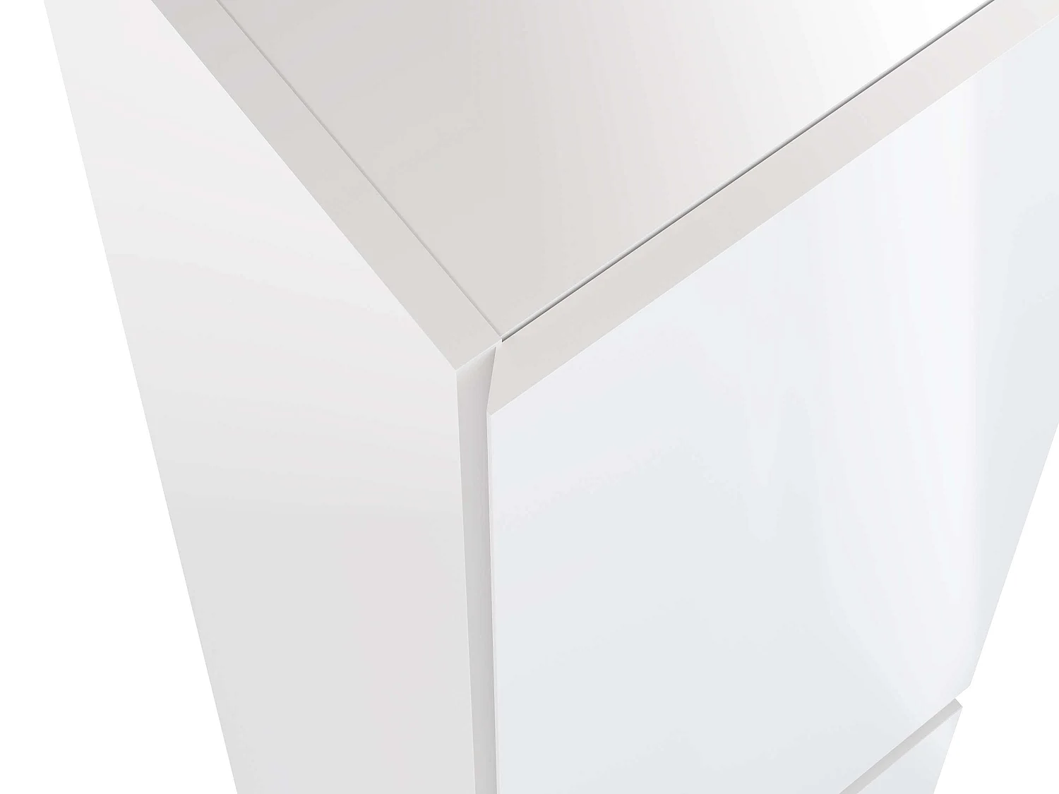 Colonne de salle de bain NELI 2 portes 140x30x27 cm blanc T-BATH