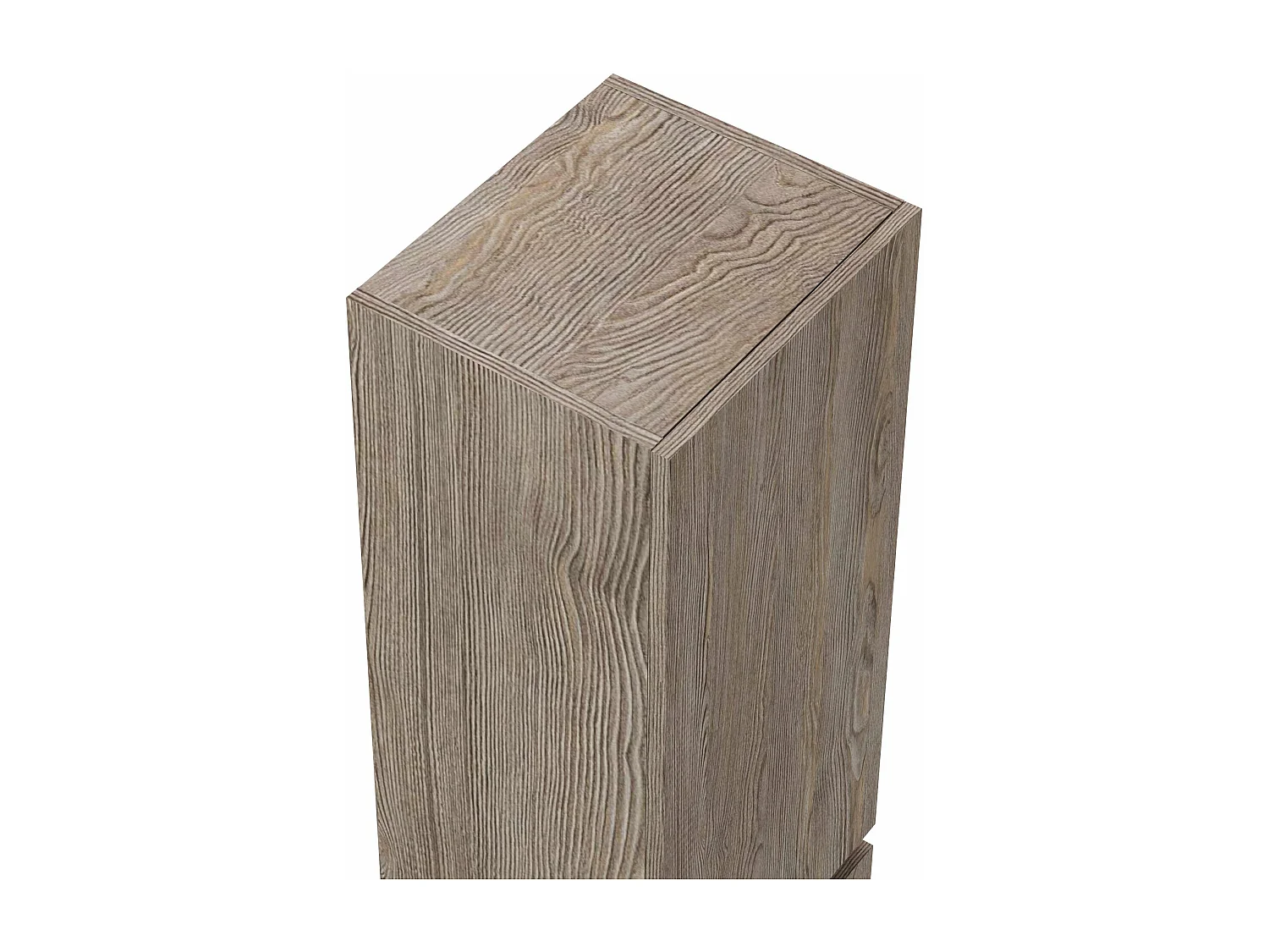 Colonne de salle de bain CIMS 2 portes 140x30x27 cm chêne coffee urban T-BATH