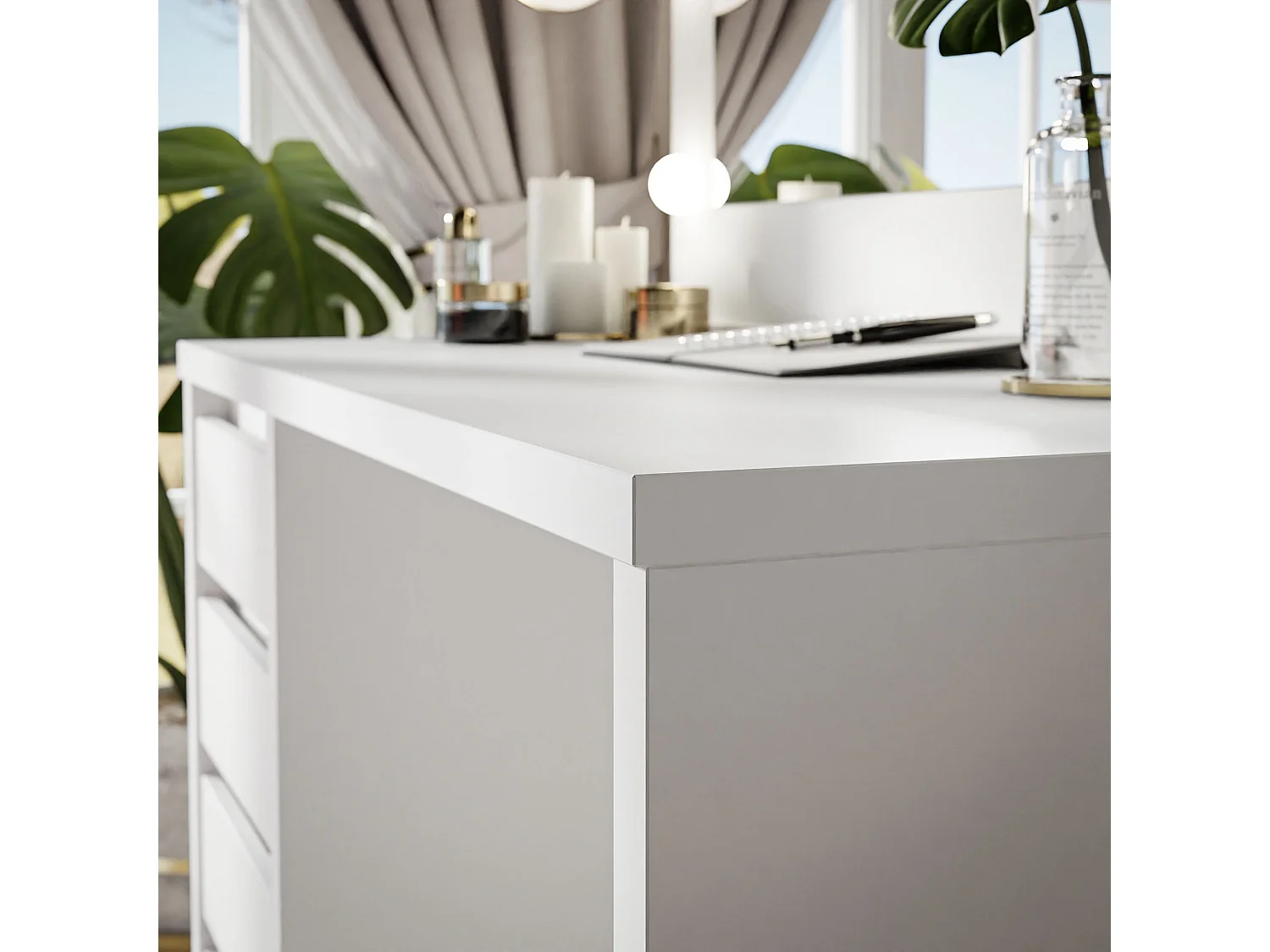 Coiffeuse GLAMOUR Push-open