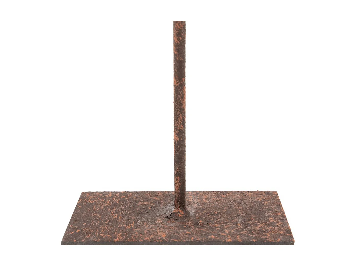 Poisson sur pied en bois recyclé et métal Grand modèle