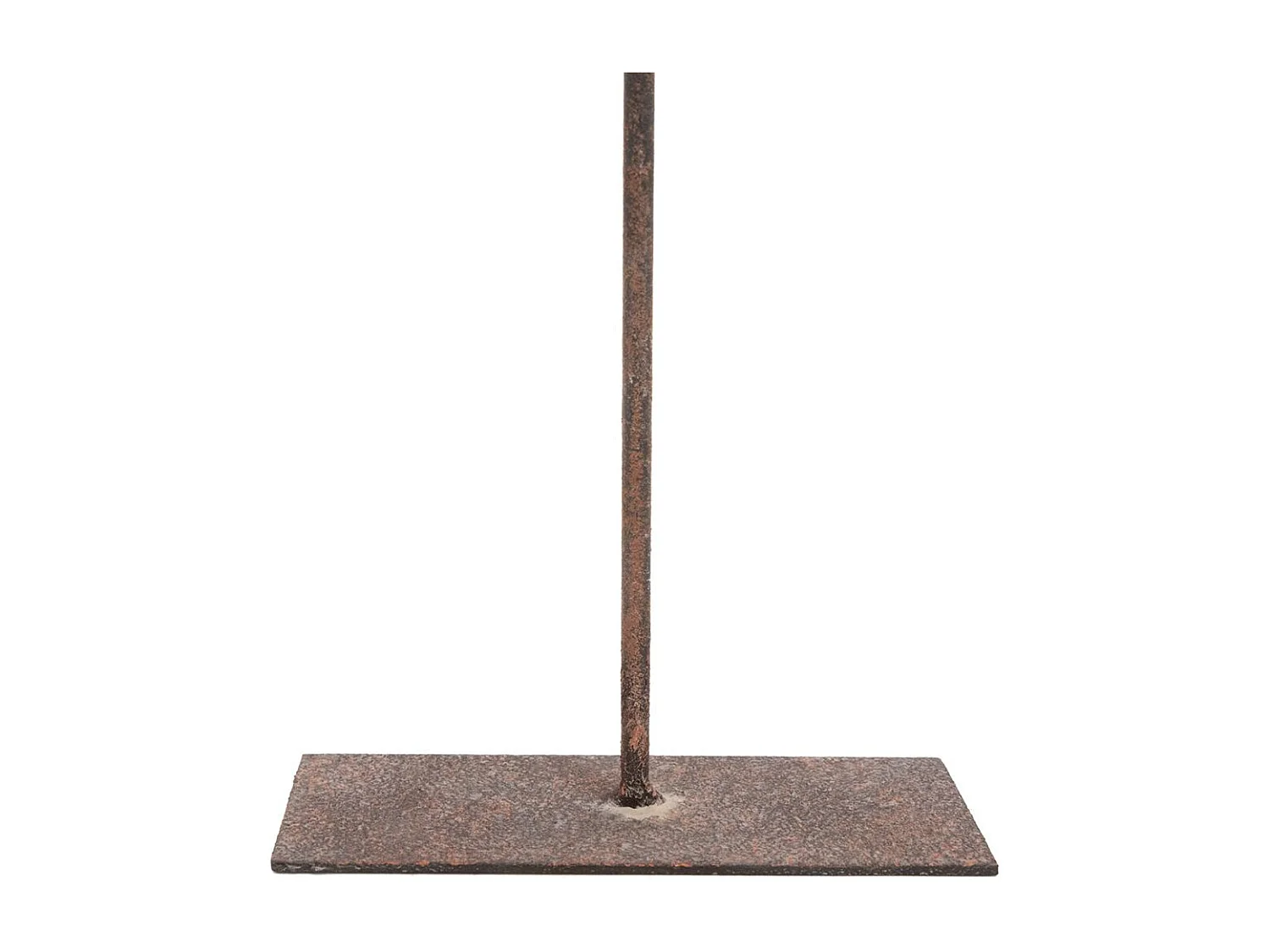 Poisson sur pied en bois recyclé et métal Moyen modèle