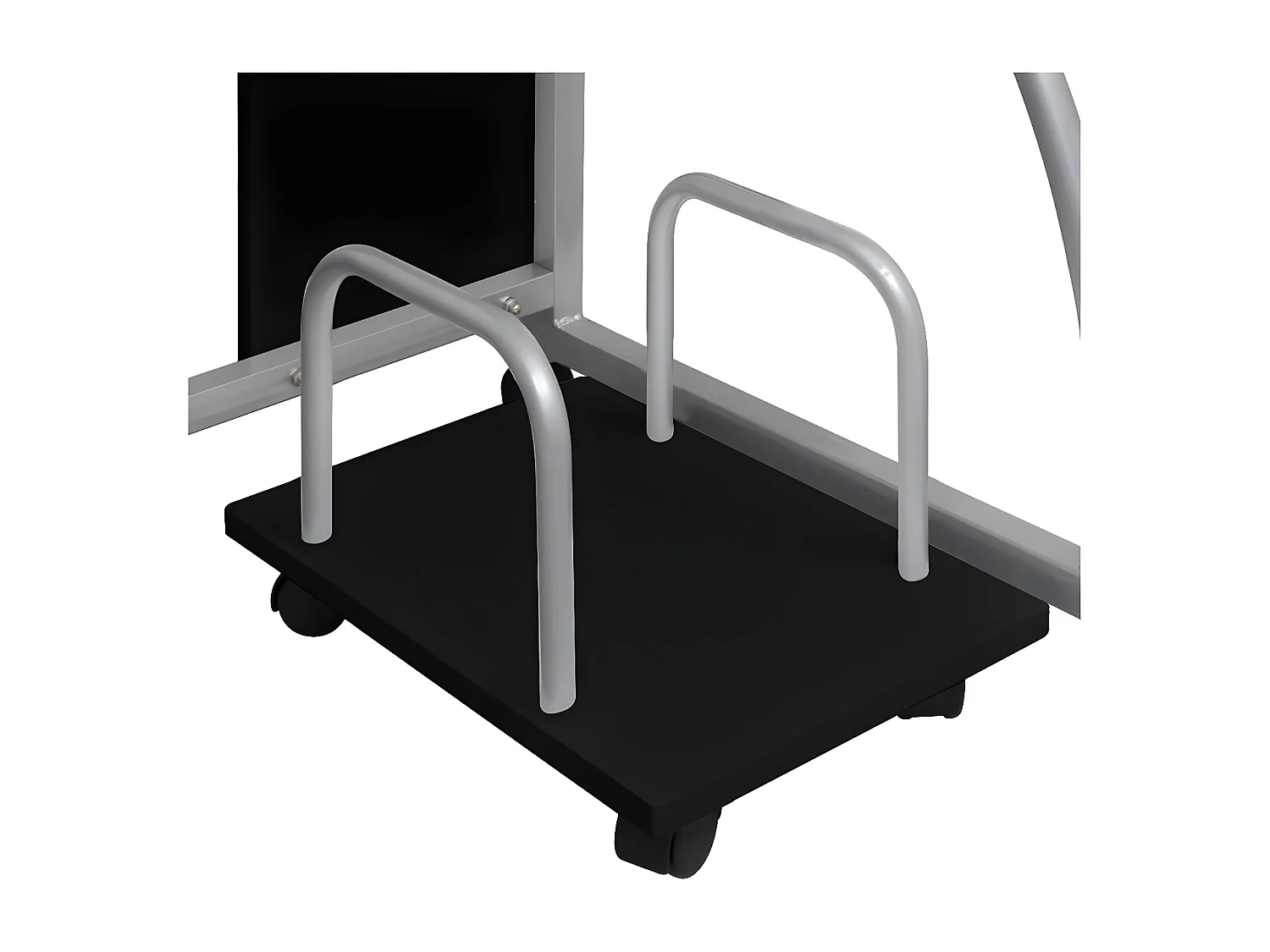 Computerbureau 110x52x88,5 cm bewerkt hout zwart