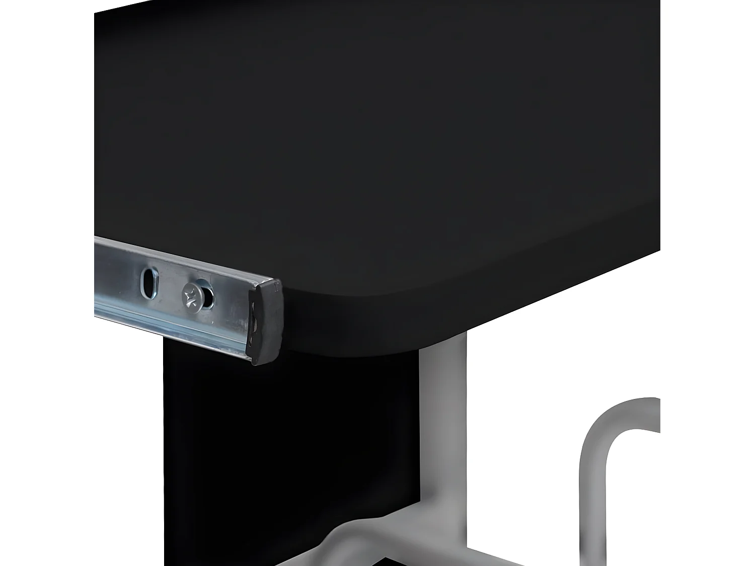 Computerbureau 110x52x88,5 cm bewerkt hout zwart