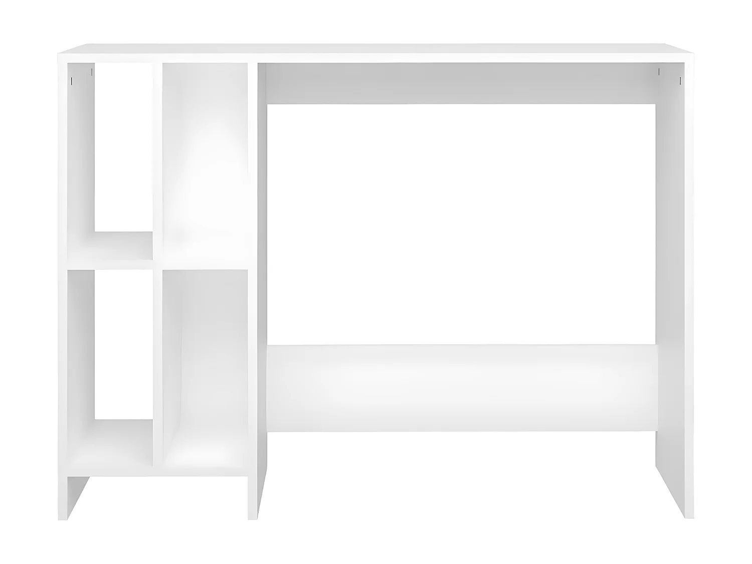 Bureau d'ordinateur portable Blanc 102,5x35x75 cm Aggloméré