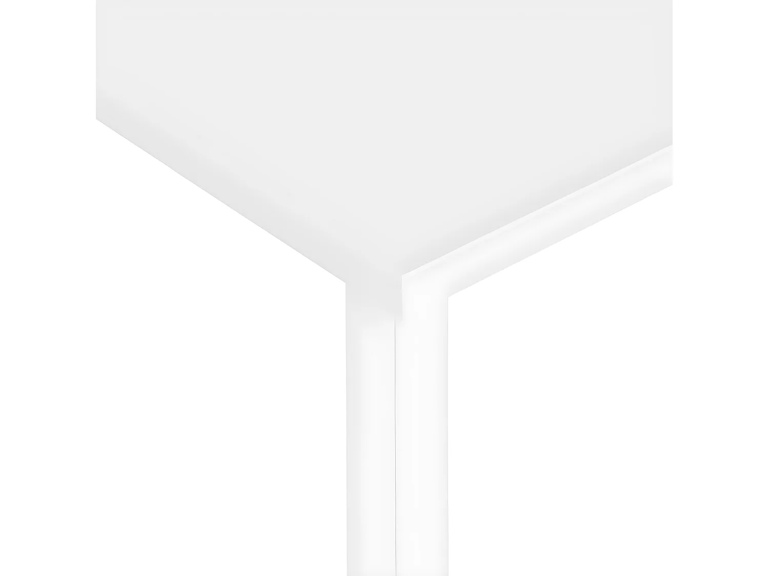 Bureau d'ordinateur Blanc 105x55x72 cm MDF et métal