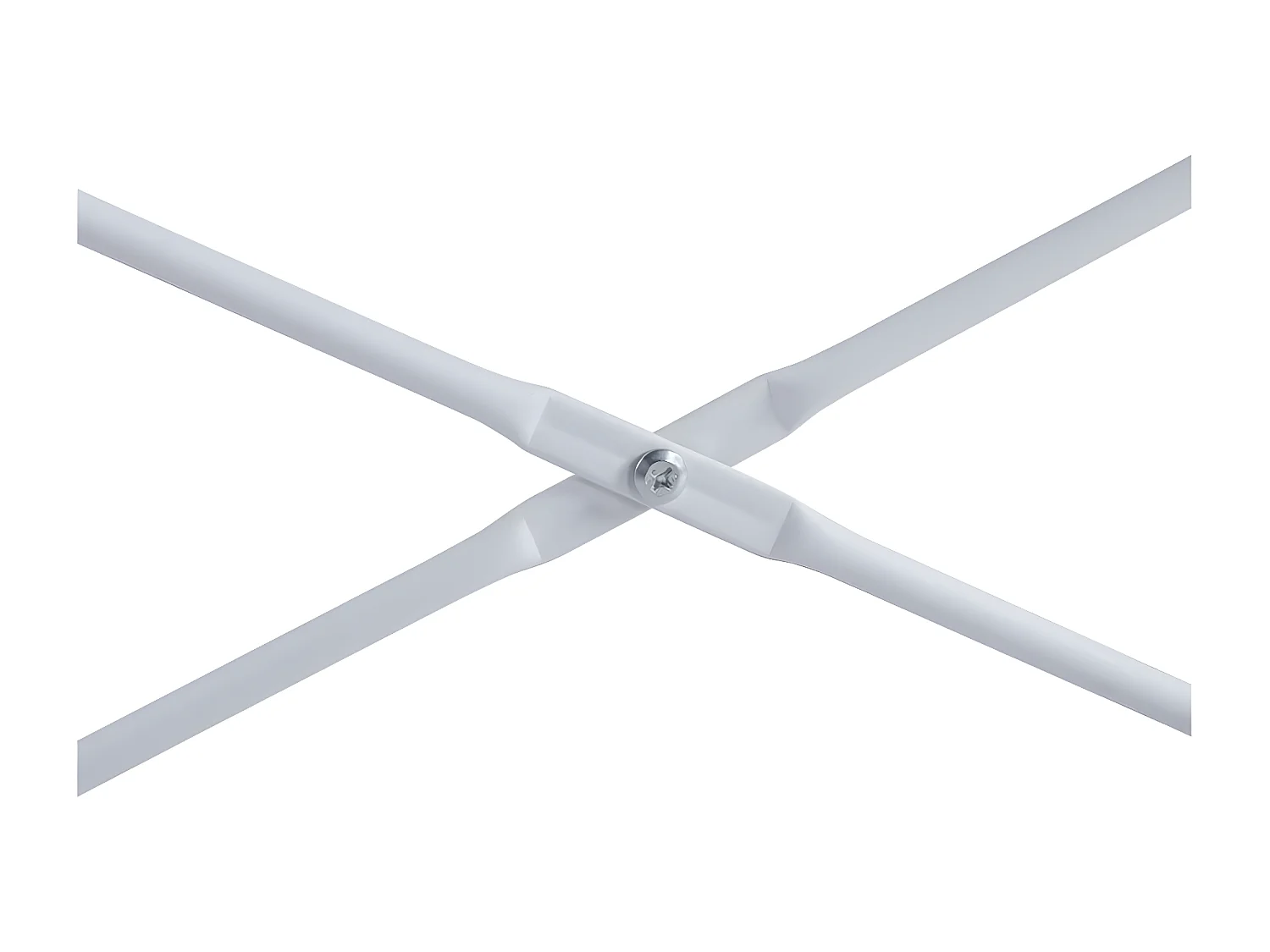 Bureau d'ordinateur Blanc et chêne 110x60x70 cm Aggloméré