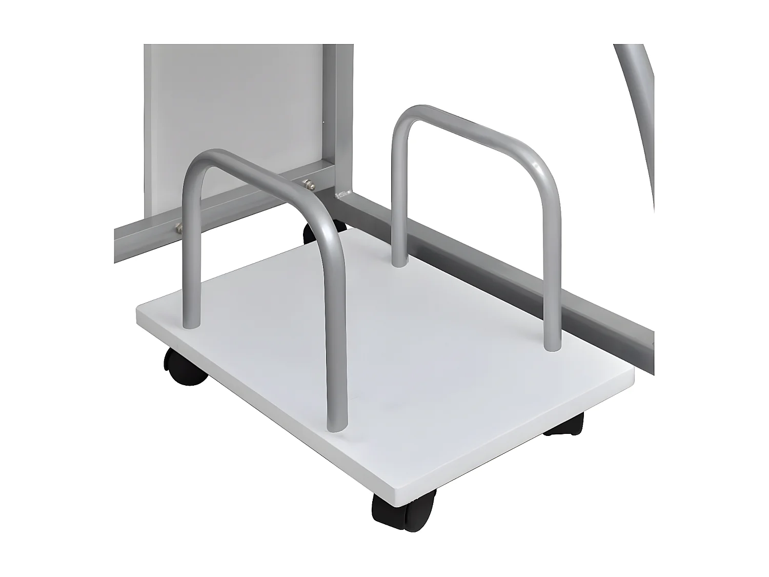 Bureau d'ordinateur Blanc 110x52x88,5 cm Bois d’ingénierie