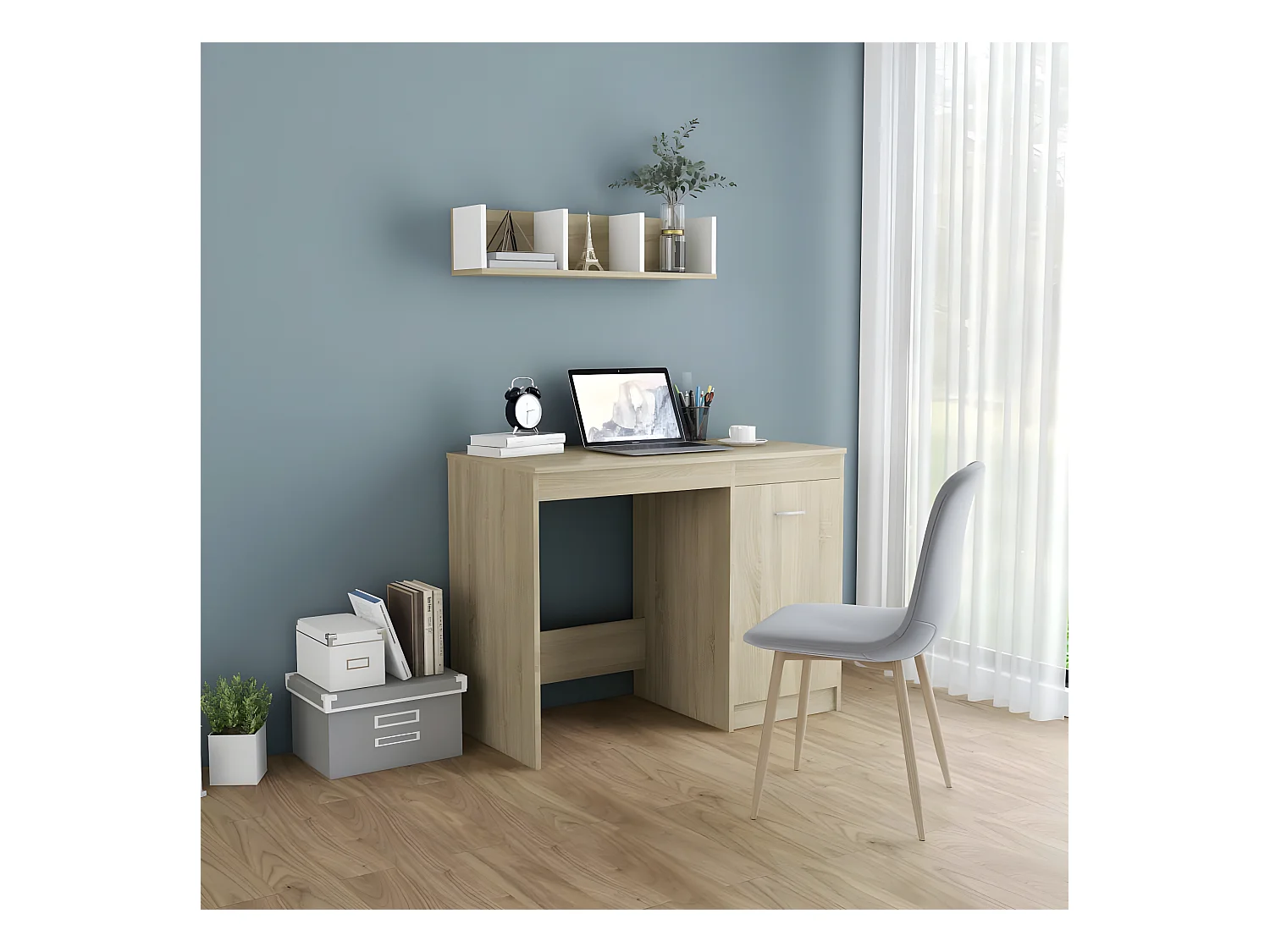 Bureau Chêne sonoma 100x50x76 cm Aggloméré