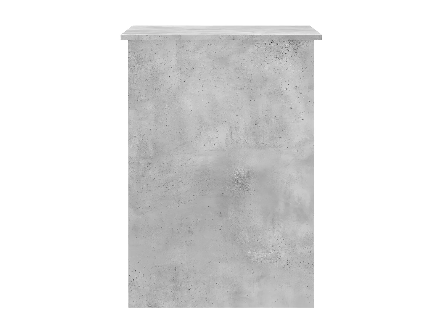 Bureau Gris béton 100x55x75 cm Bois d'ingénierie