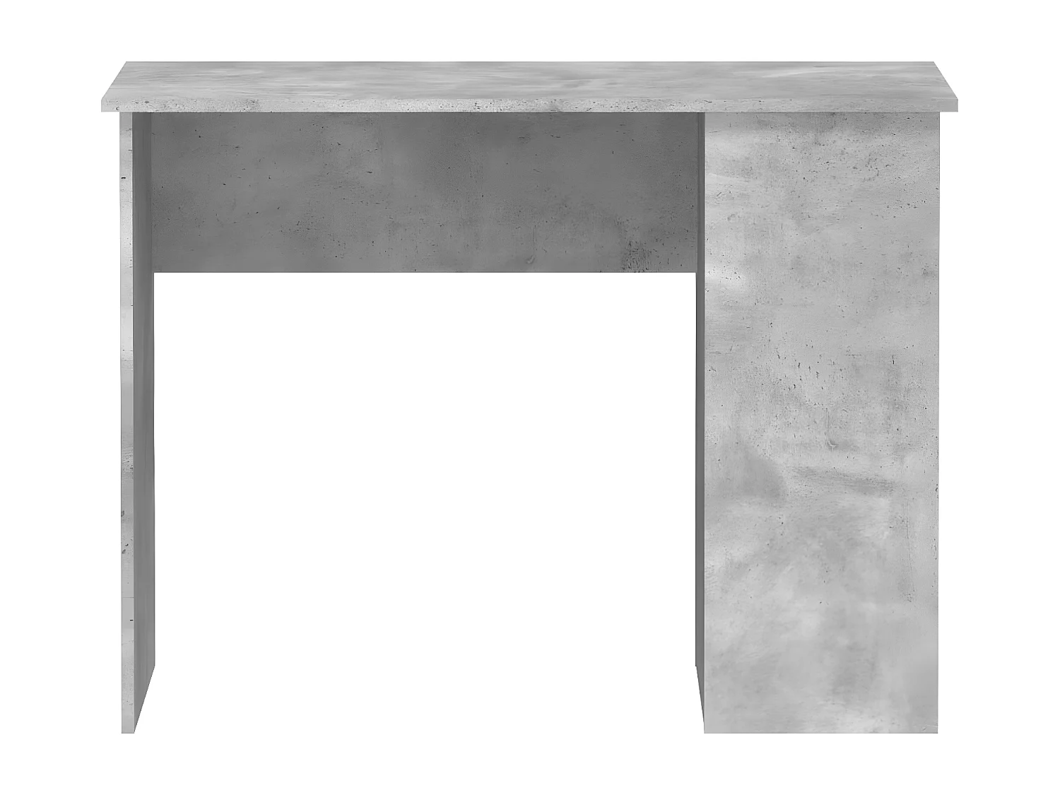 Bureau Gris béton 100x55x75 cm Bois d'ingénierie