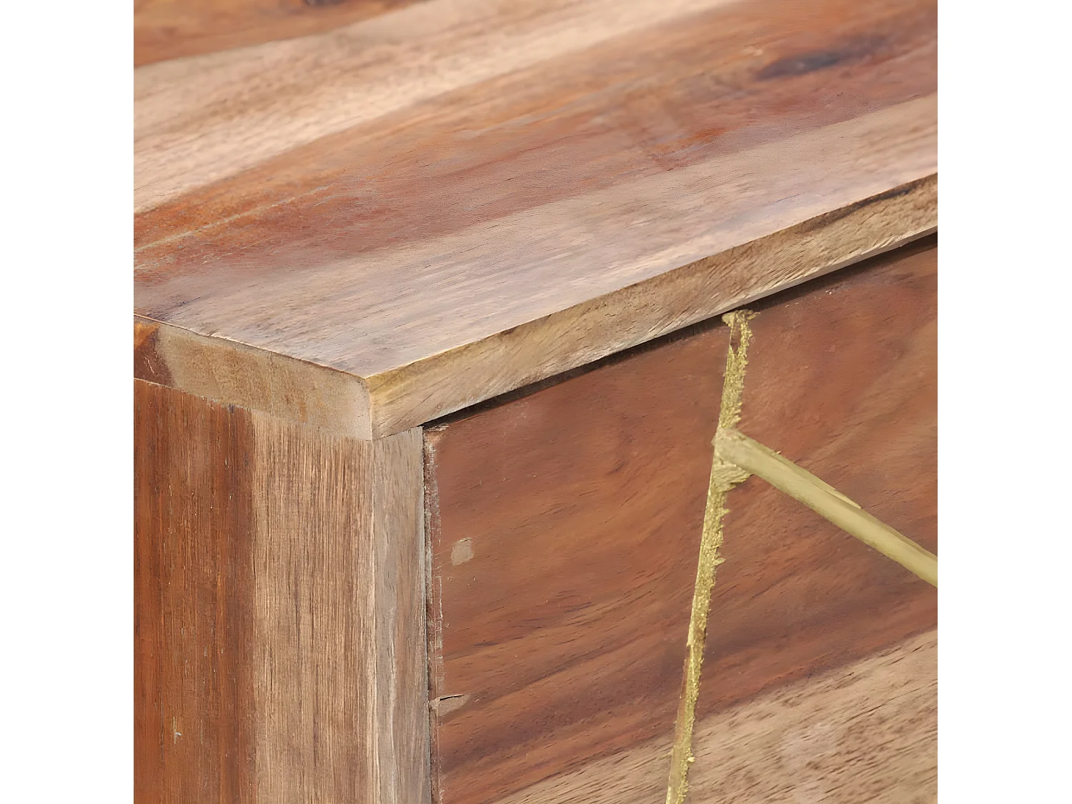 Bureau avec tiroirs 100x55x75 cm Bois solide