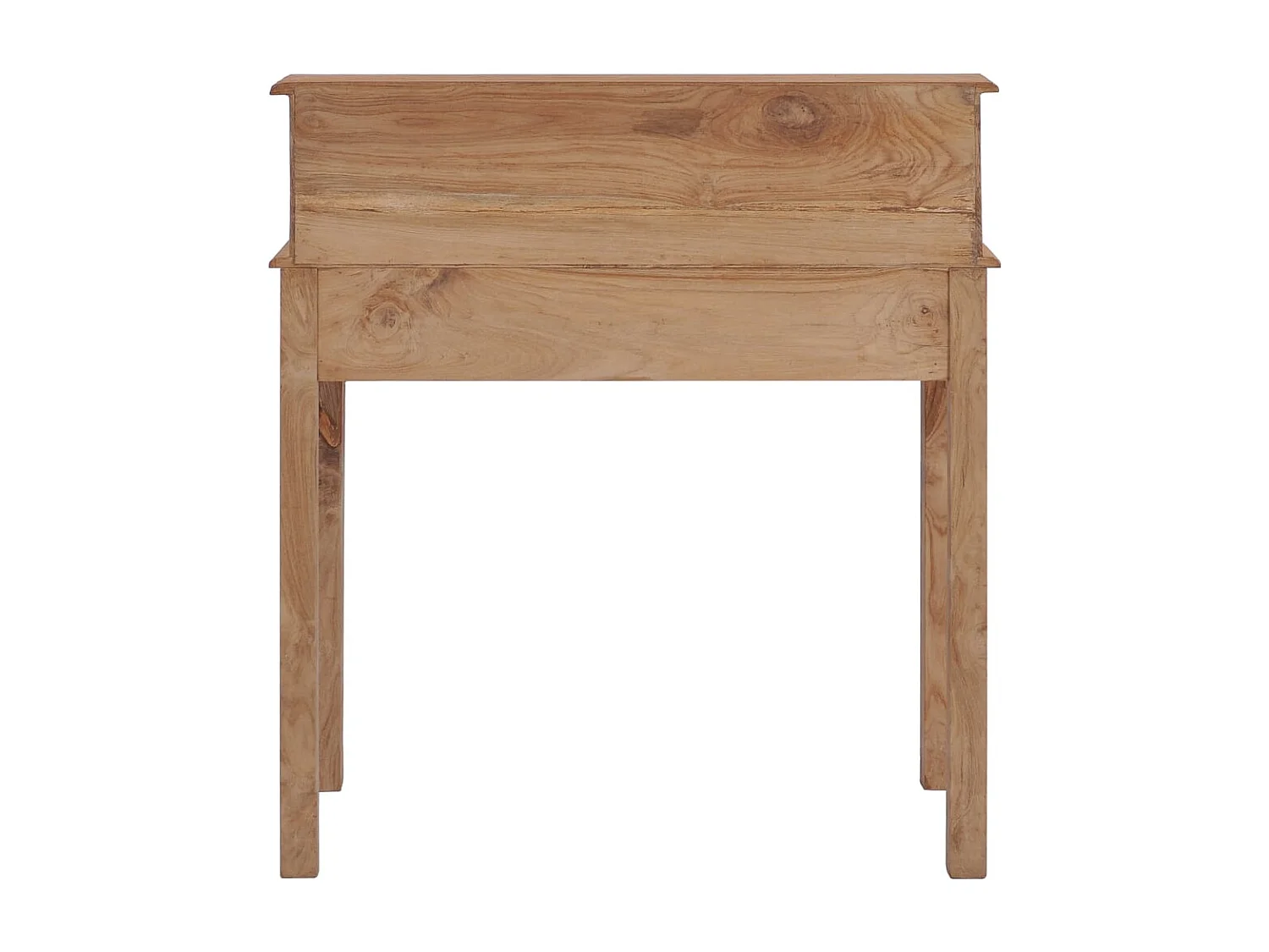 Escritorio de madera maciza de teca 90x50x100 cm