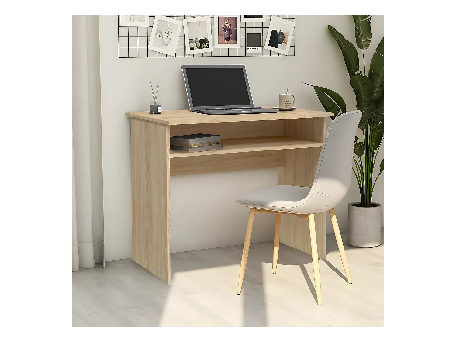 Bureau Chêne sonoma 90x50x74 cm Aggloméré