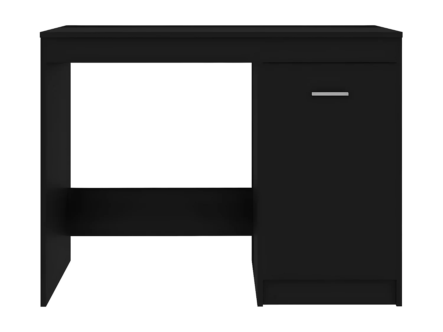 Bureau Noir 100x50x76 cm Aggloméré