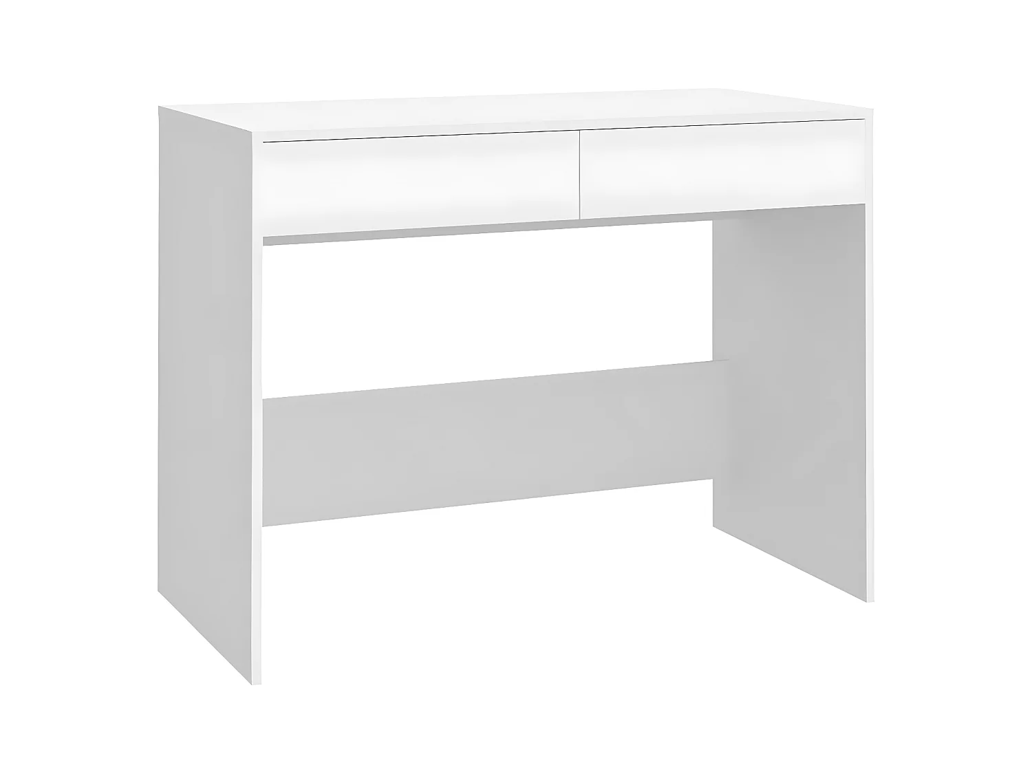 Bureau Blanc 101x50x76,5 cm Aggloméré