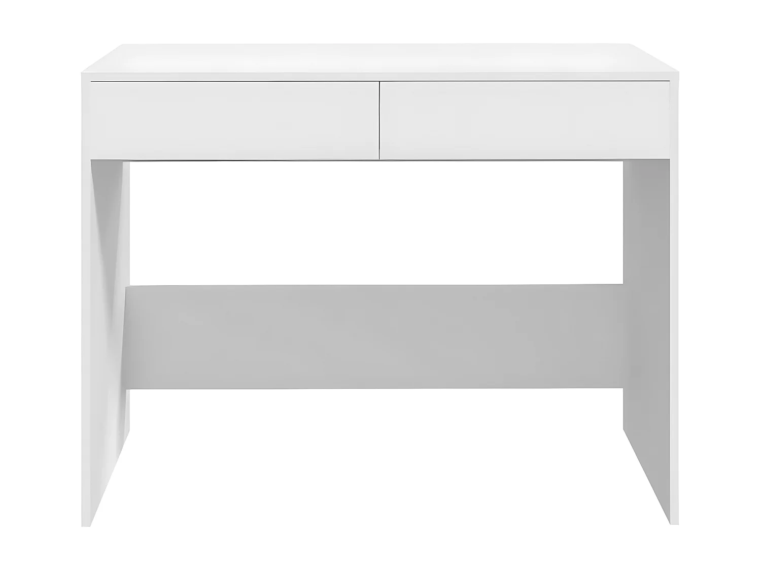 Bureau Blanc 101x50x76,5 cm Aggloméré