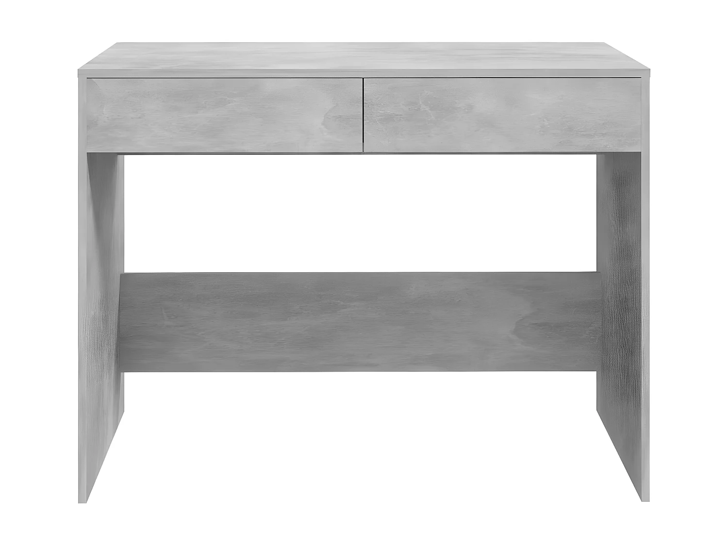 Bureau Gris béton 101x50x76,5 cm Aggloméré