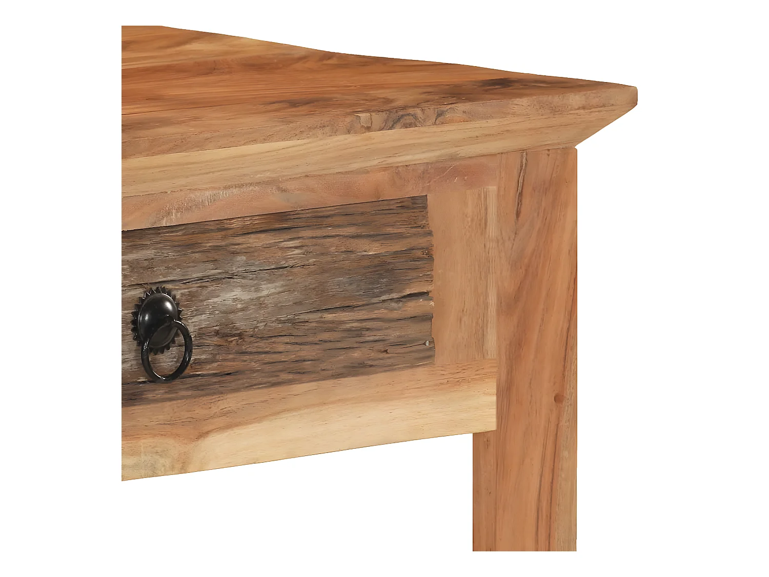 Bureau 110x50x75 cm massief gerecycled hout