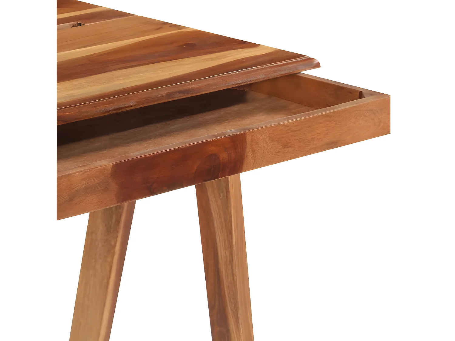 Bureau avec tiroir 110x50x77 cm bois d'acacia massif