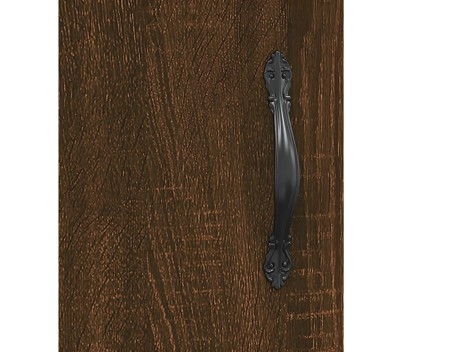 Secretária 140x50x75 cm derivados de madeira carvalho castanho