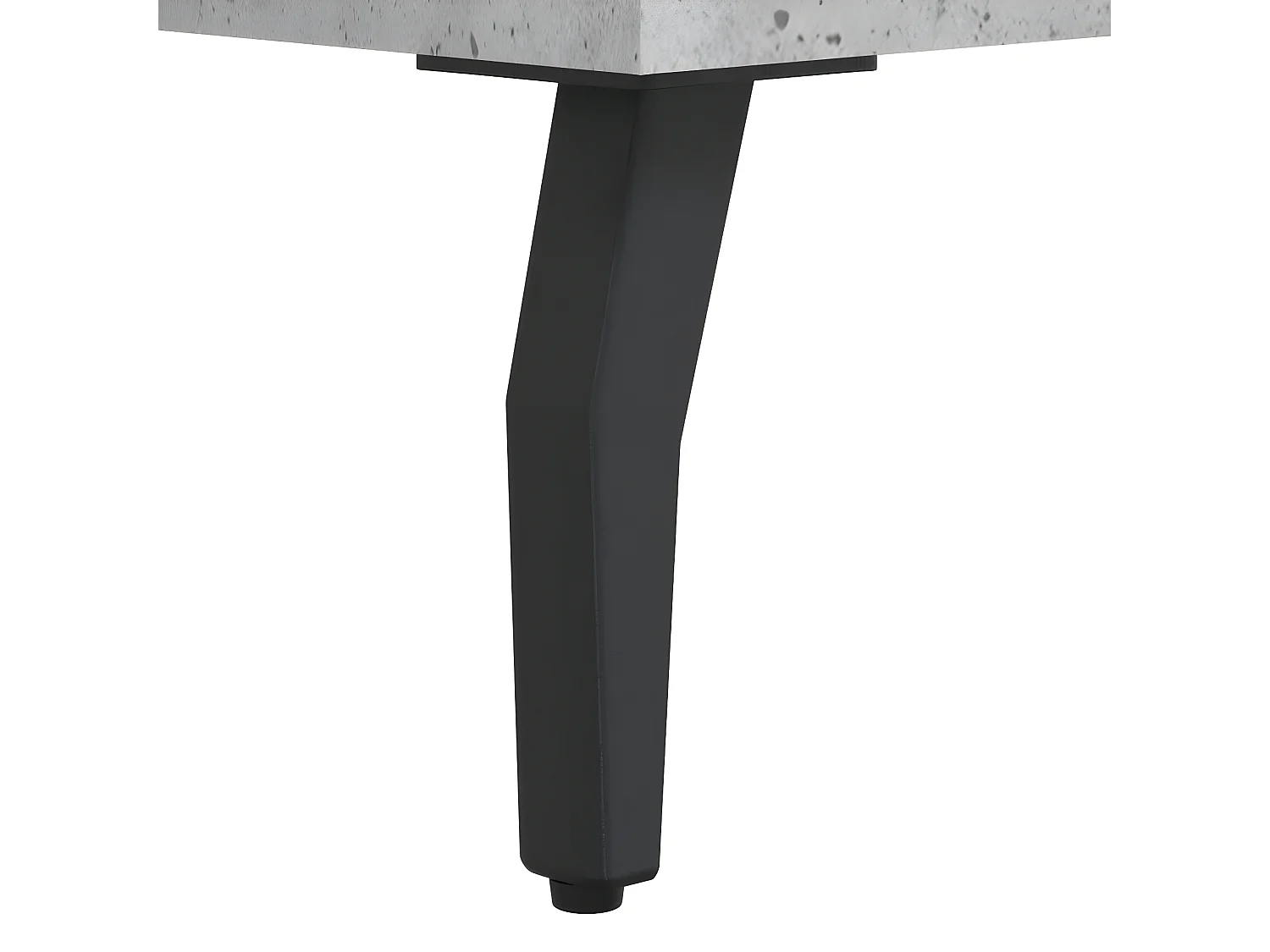 Bureau gris béton 140x50x75 cm bois d'ingénierie