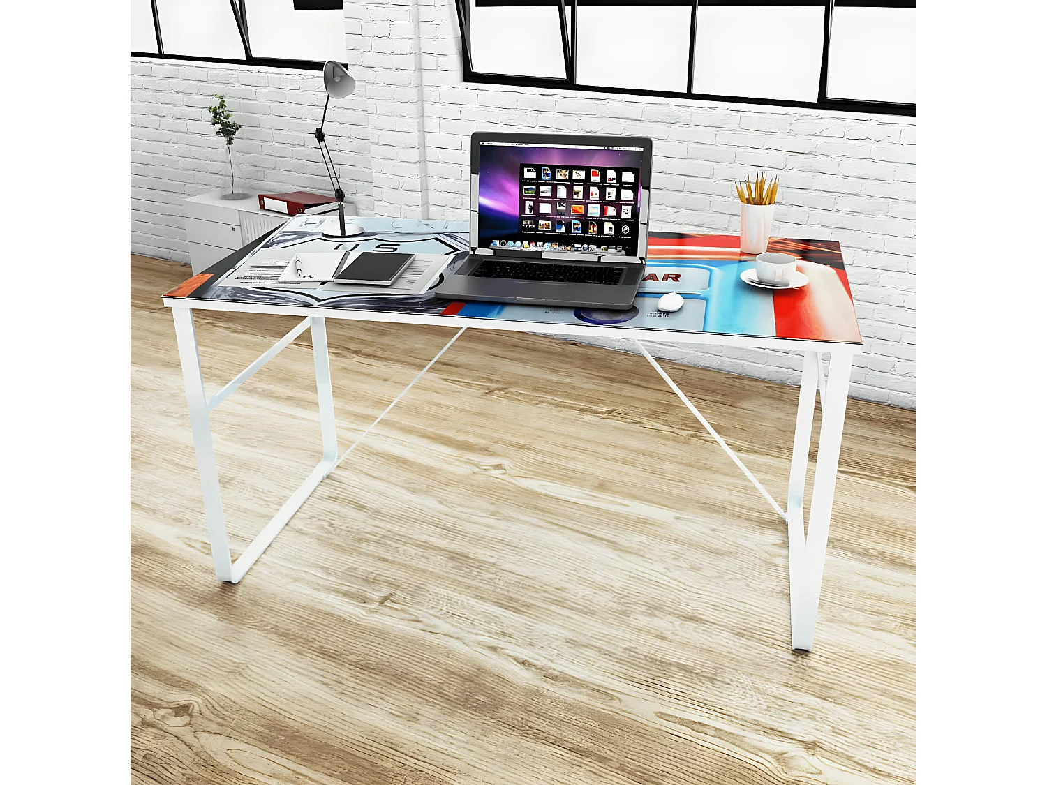 Mesa de escritório retangular exclusiva