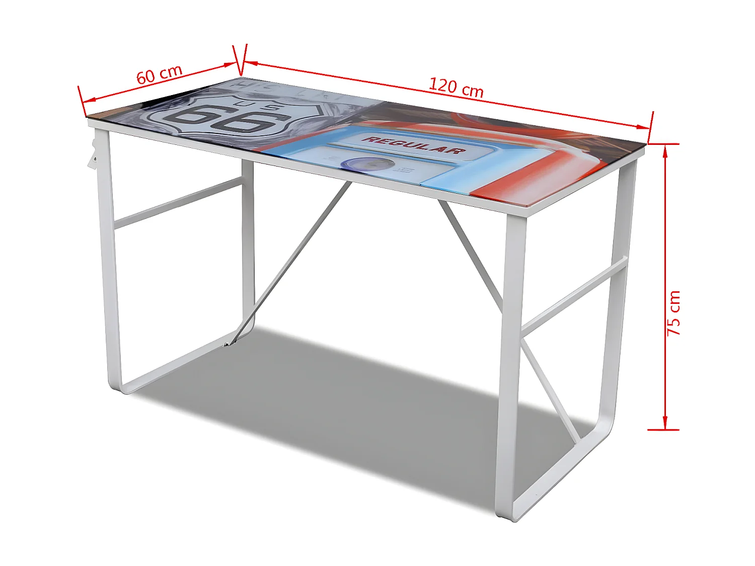 Mesa de escritório retangular exclusiva
