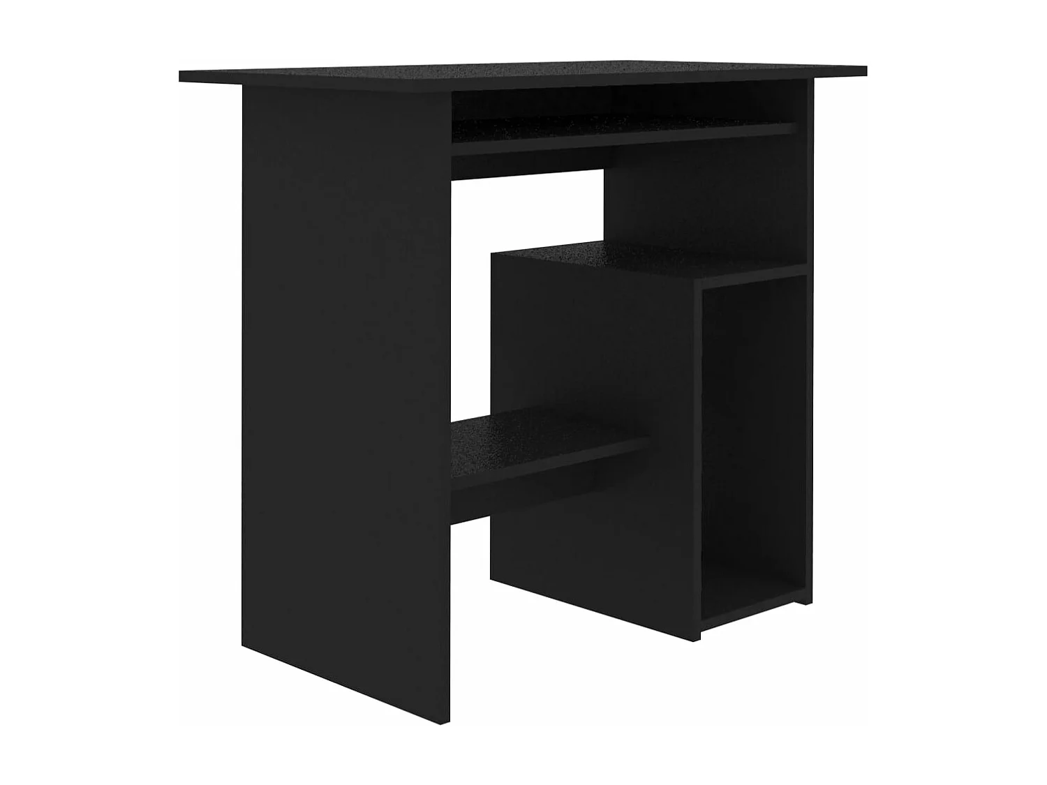 Bureau Noir 80 x 45 x 74 cm Aggloméré