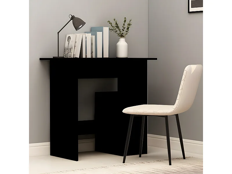 Bureau Noir 80 x 45 x 74 cm Aggloméré