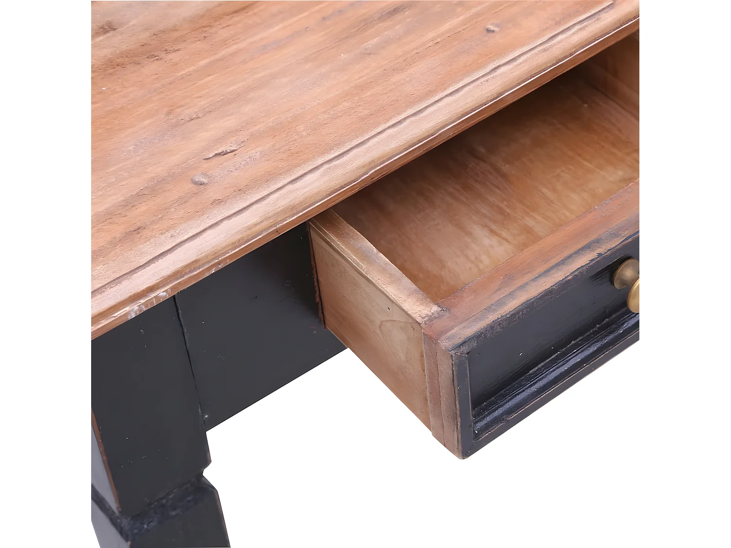 Bureau avec tiroirs 90x50x101 cm Bois de récupération solide