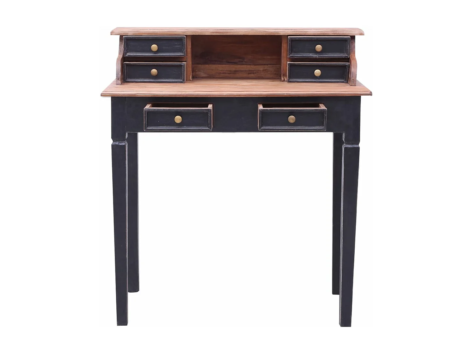 Bureau avec tiroirs 90x50x101 cm Bois de récupération solide