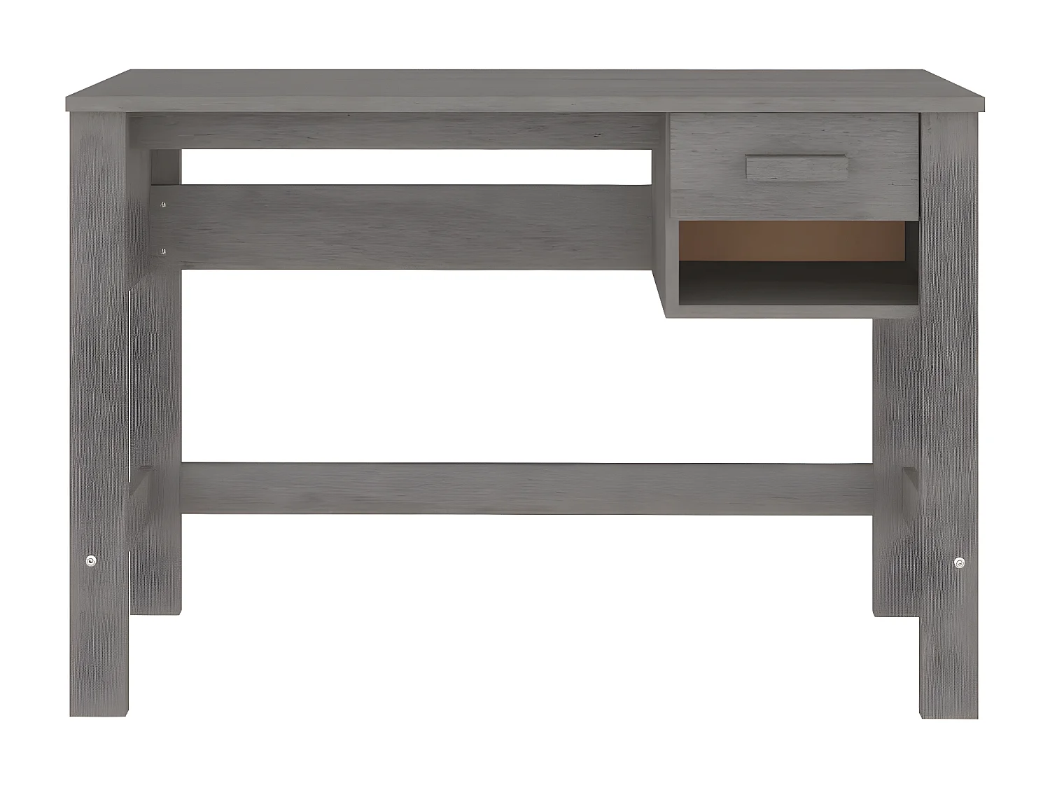 Secretária HAMAR 110x40x75 cm pinho maciço cinza-claro