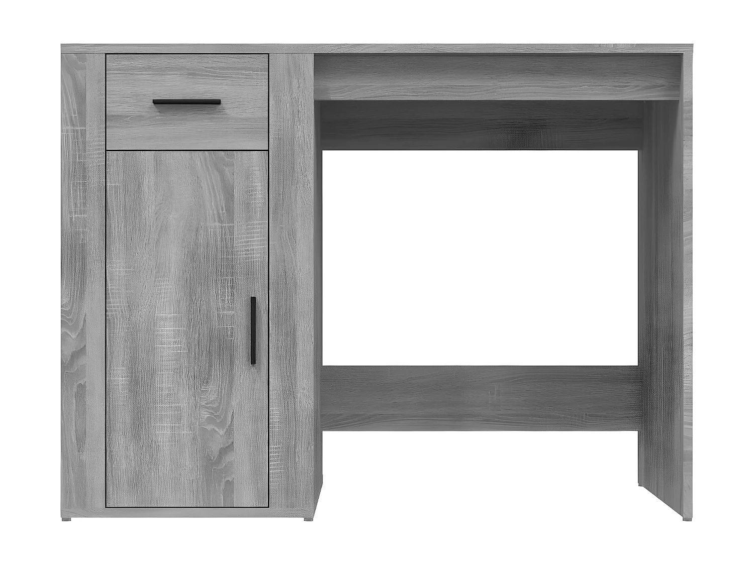 Bureau Sonoma gris 100x49x75 cm Bois d'ingénierie