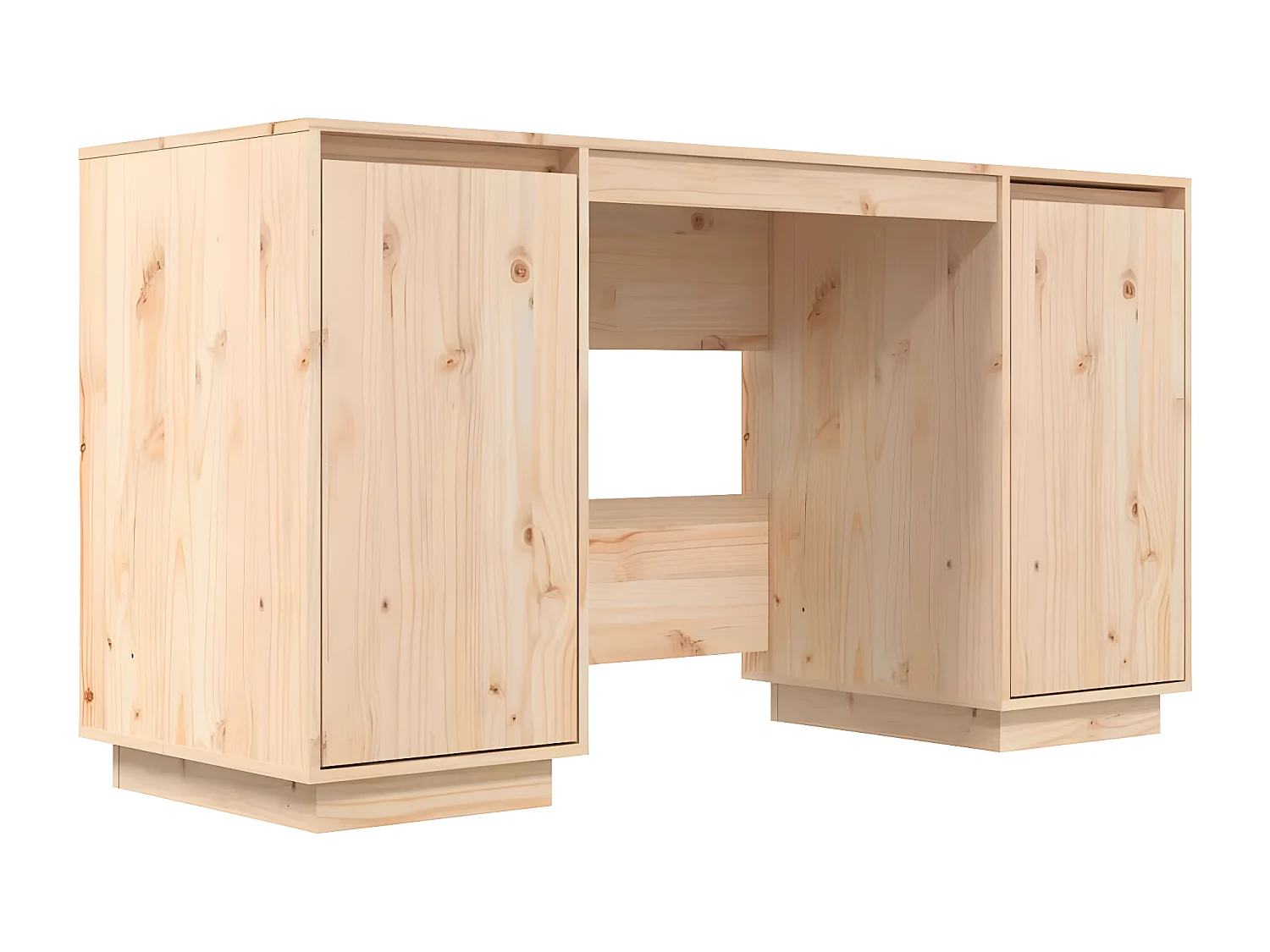 Bureau 140x50x75 cm Bois massif de pin