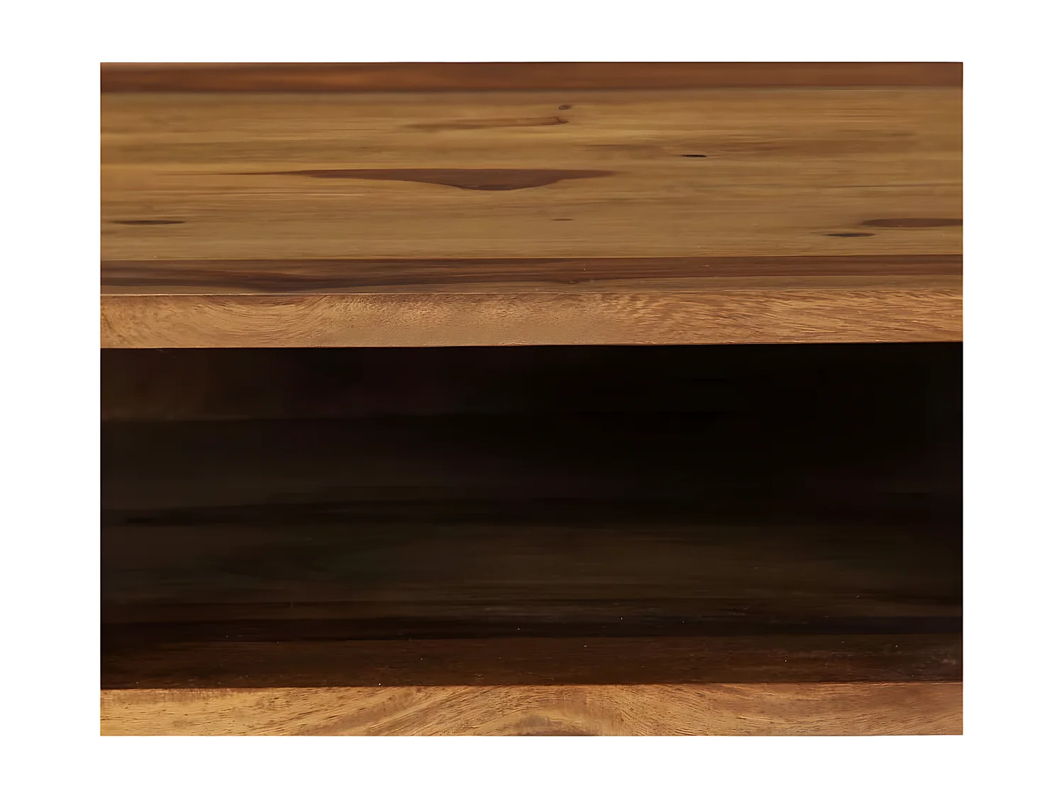 Secretária em madeira de sheesham maciça 110x55x76 cm