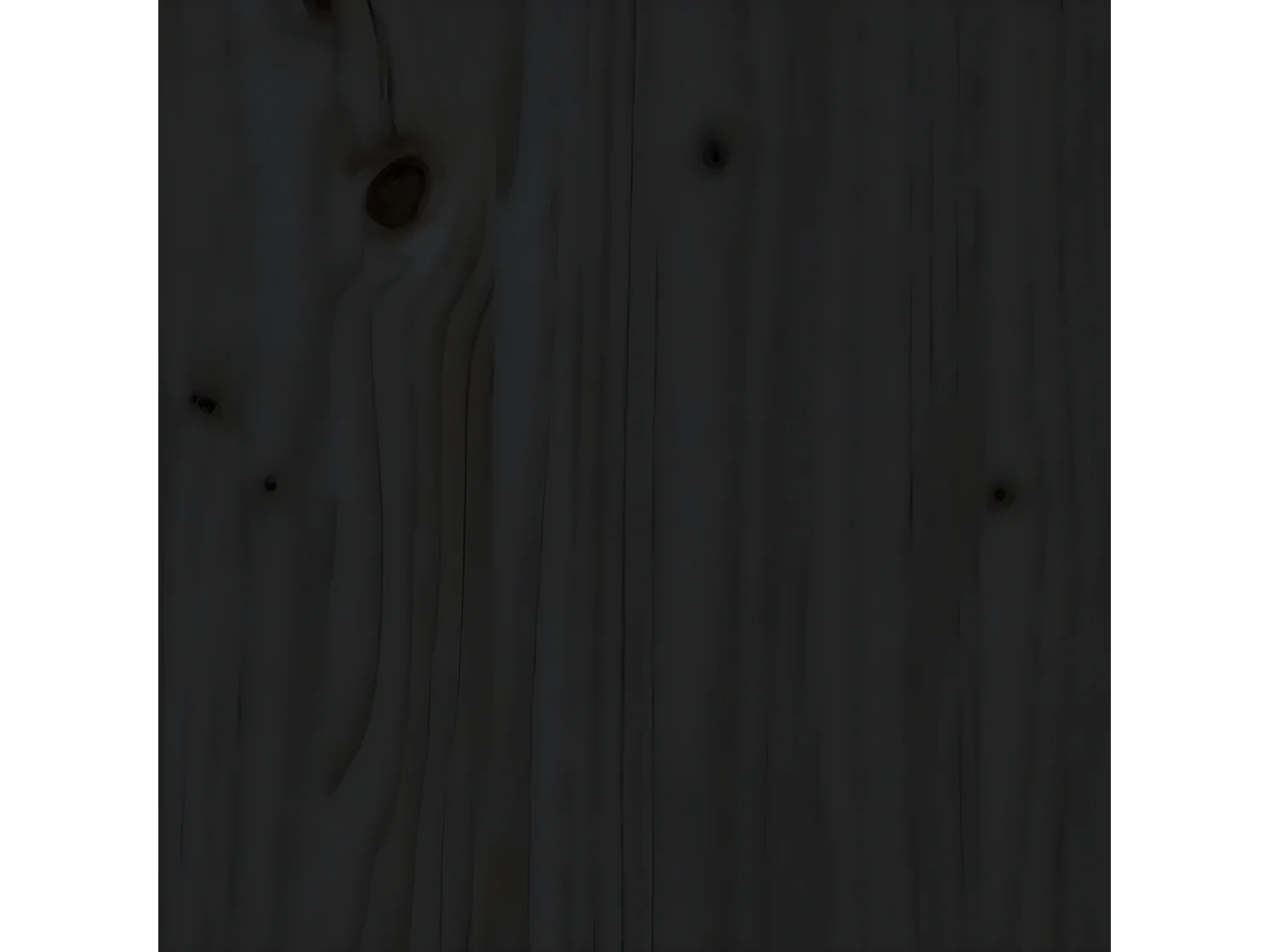 Secretária 110x50x75 cm madeira de pinho maciça preto