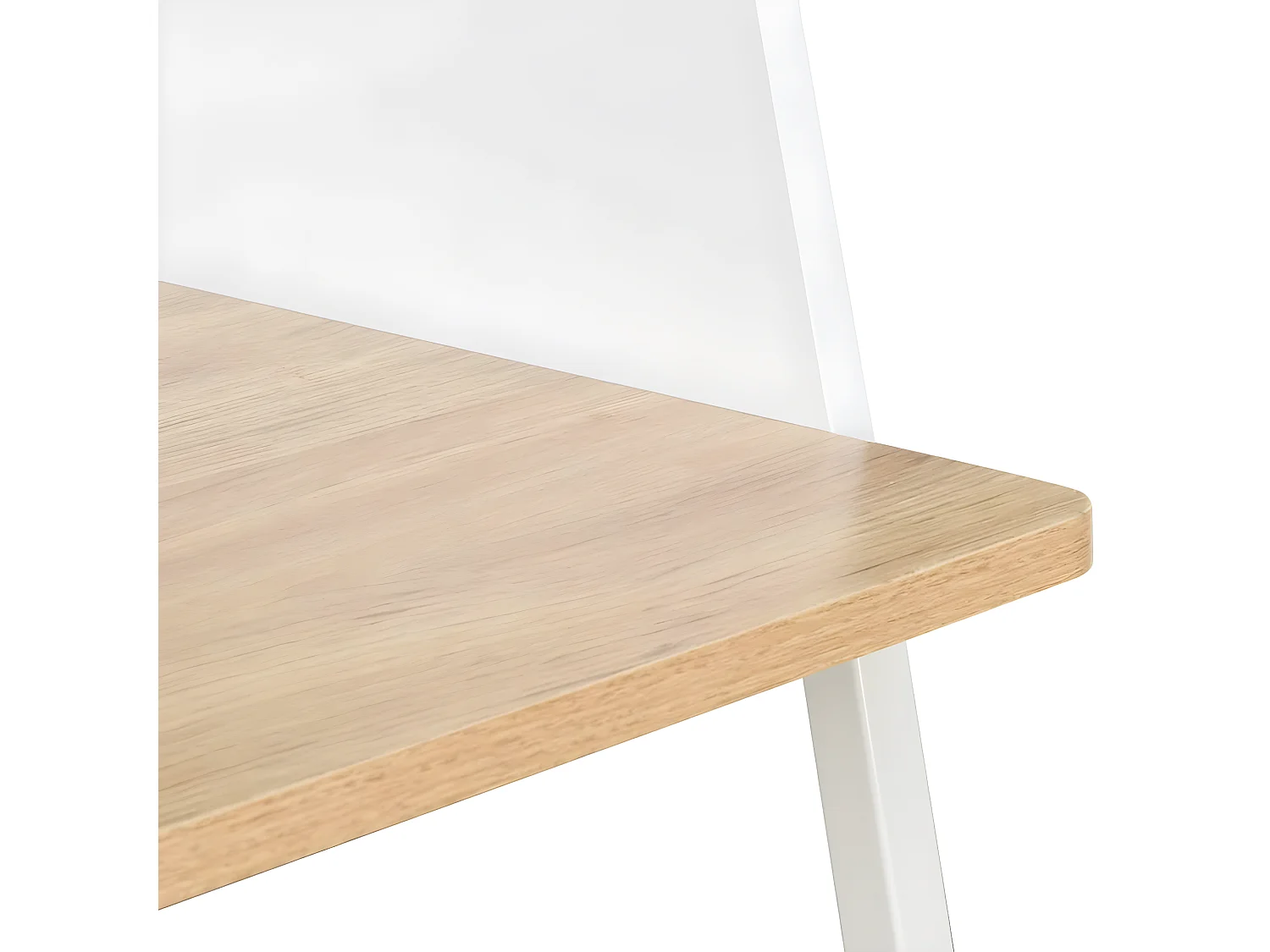 Bureau Blanc et chêne 90 x 60 x 88 cm