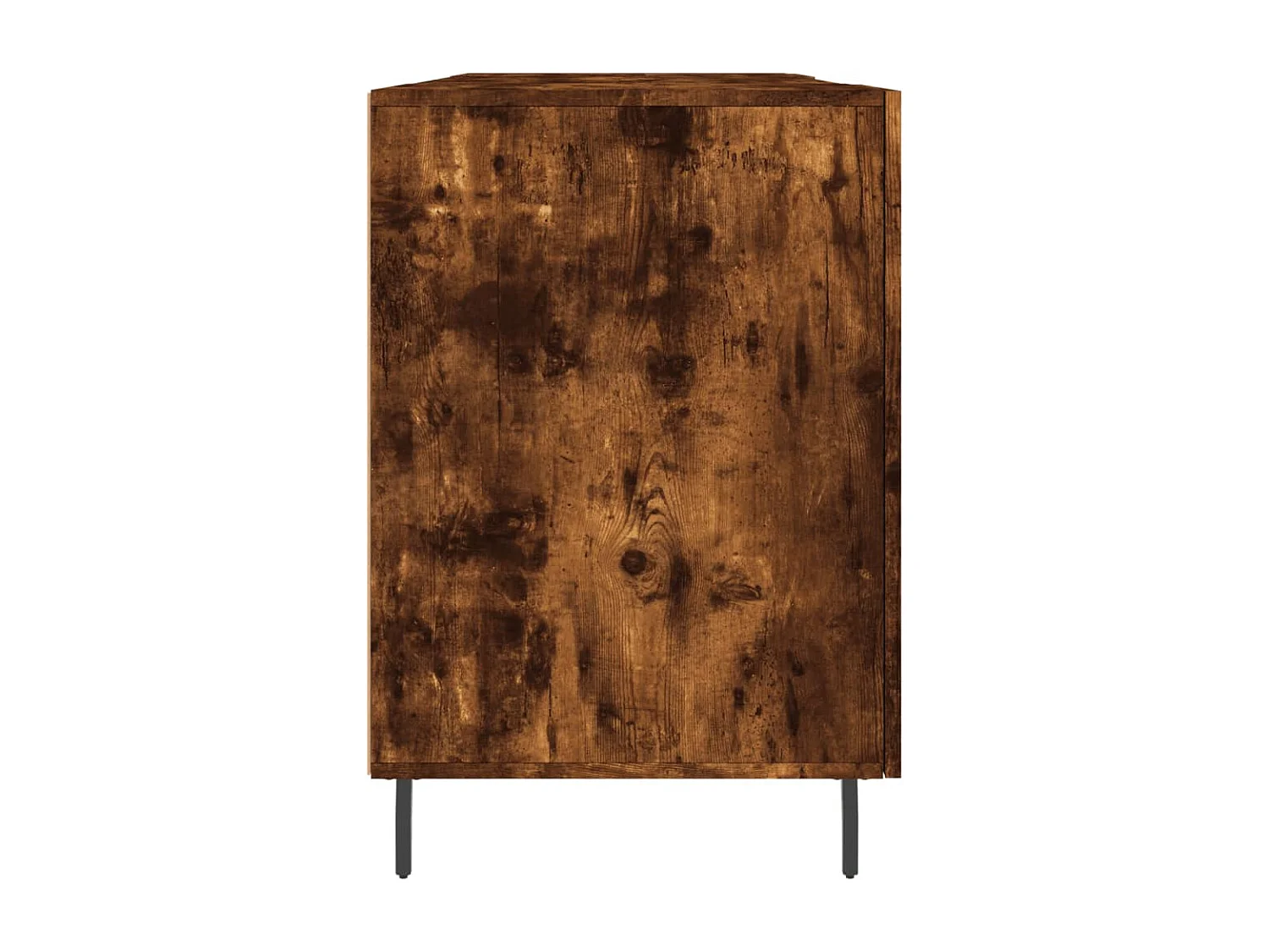 Bureau chêne fumé 140x50x75 cm bois d'ingénierie