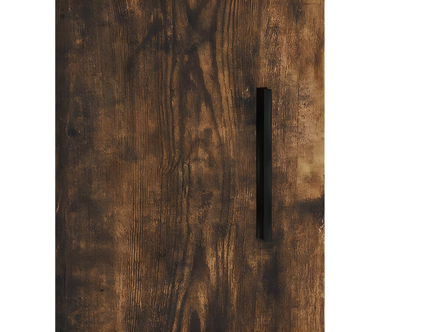 Bureau chêne fumé 140x50x75 cm bois d'ingénierie