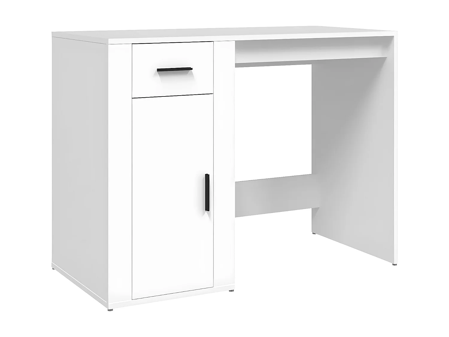 Bureau Blanc 100x49x75 cm Bois d'ingénierie
