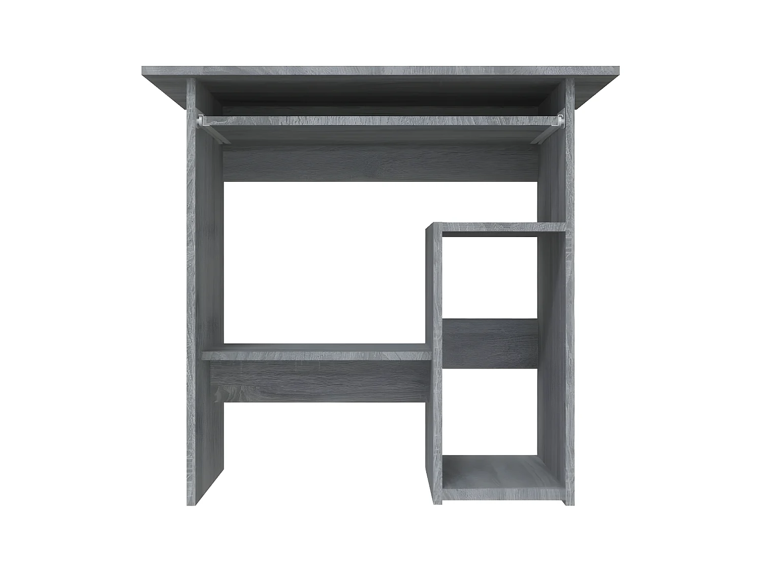 Bureau Sonoma gris 80x45x74 cm Bois d'ingénierie