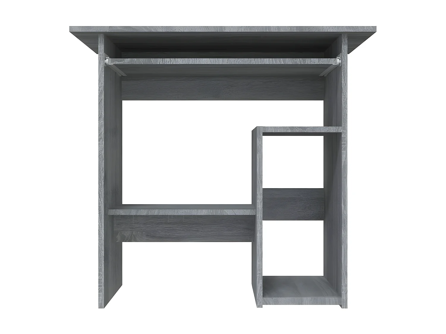 Bureau Sonoma gris 80x45x74 cm Bois d'ingénierie