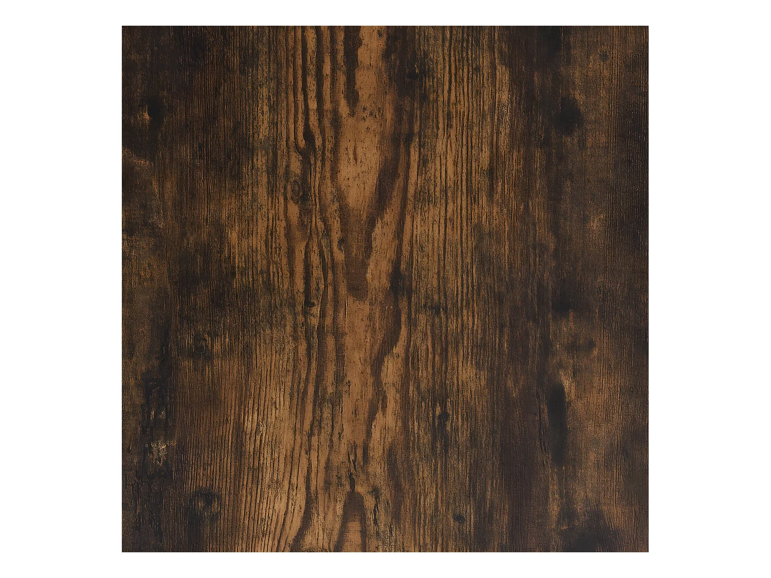 Bureau chêne fumé 102x50x75 cm bois d'ingénierie