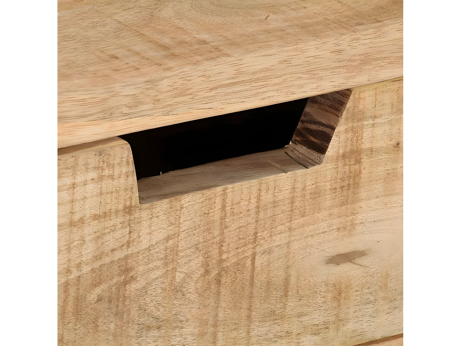 Bureau 100x45x90 cm Bois de manguier brut solide